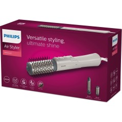 Philips Silky Whiteshell Metallic Hair Styler BHA710 - Effortless Shine & Smooth Styles